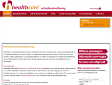Tablet Screenshot of healthcare-corporate.nl
